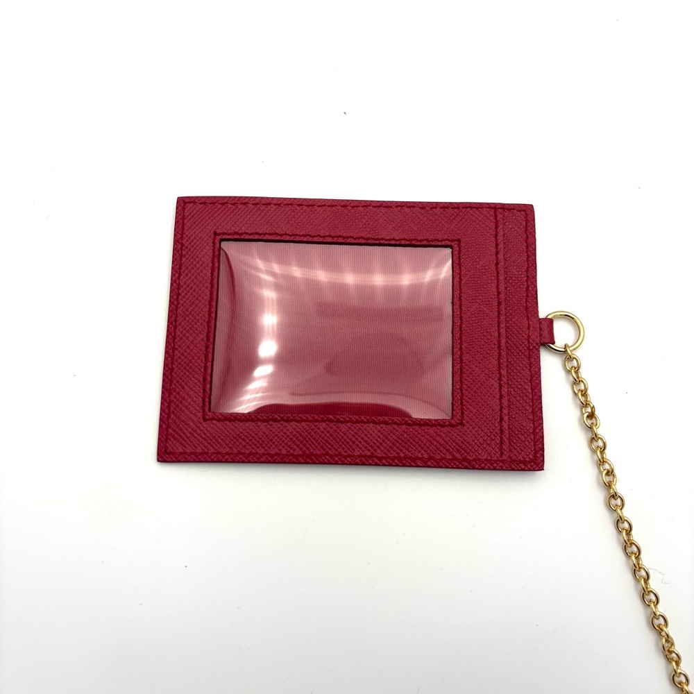 Prada Red Saffiano Leather Wallet - Picture 13 of 16